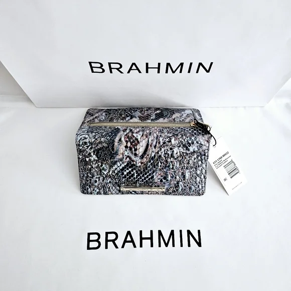 NWT Brahmin ICY PYTHON Ady Wallet